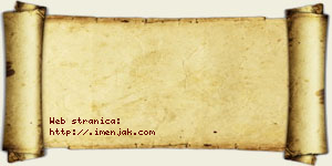 Jovana Ivačković vizit kartica